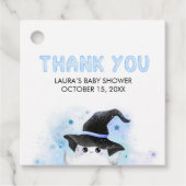 Blue Little Boo Ghost Witch Baby Showplatz Geschenkanhänger (Vorderseite)