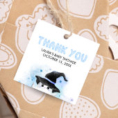 Blue Little Boo Ghost Witch Baby Showplatz Geschenkanhänger