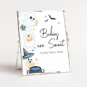 Blue Little Boo Halloween Babies sind süß Poster