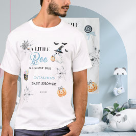Blue Little Boo Pumpkins Festive Candy T-Shirt