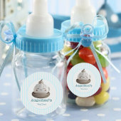 Blue Little Dumpling Boy Baby Dusche Rundsticker Runder Aufkleber