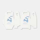 Blue Little Flying Bow Boy Baby Dusche Geschenkschachtel (Ungefaltet)