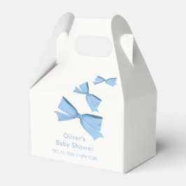 Blue Little Flying Bow Boy Baby Dusche Geschenkschachtel