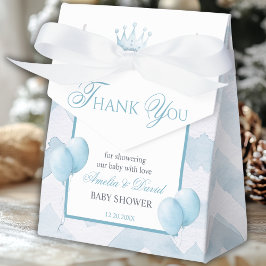 Blue Little Prince Thank You Moon Balloon Geschenkschachtel