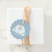 Blue Little Pumpkin Vielen Dank Baby Shower Fevor Geschenkanhänger (Beispiel)