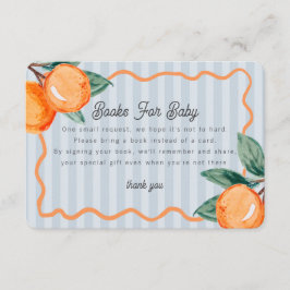 Blue Little Süsse Pastel Citrus Bücher für Baby Begleitkarte