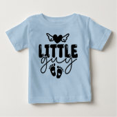 Blue Little Typ Baby Boy T - Shirt (Vorderseite)
