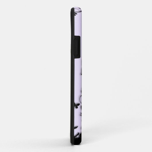 Blue Littlest Ballerina Personalize Name Case-Mate iPhone Hülle (Hinten/Rechts)