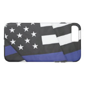 Blue Lives Matt Flag Handy Fall Case-Mate iPhone Hülle (Rückseite (Horizontal))