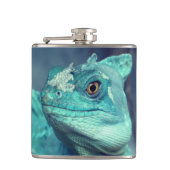 Blue Lizard Flachmann (Vorderseite)