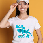 Blue Lizard Gecko Mama Birthday Boy Mother T-Shirt<br><div class="desc">Blue Lizard Gecko Mama Birthday Boy Mother T - Shirt</div>