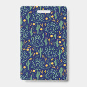 Blue Llama Bathroom Pass Ausweis (Rückseite)