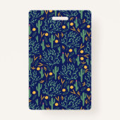 Blue Llama Bathroom Pass Ausweis (Rückseite)