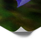 Blue Lobelia Poster (Ecke)