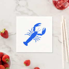 Blue Lobster Moderne Grafik niedlich Spaß an der K Serviette