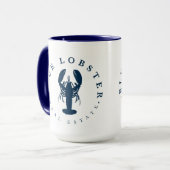 Blue Lobster Real Anwesen Maine 15oz Große Tasse (Vorderseite Links)