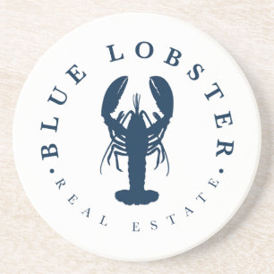 Blue Lobster Real Anwesen Maine Sandstone Unterset Getränkeuntersetzer