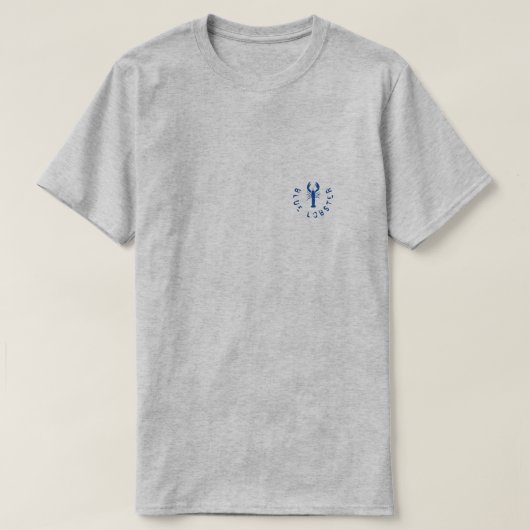 BLUE LOBSTER T SHIRT (Design vorne)