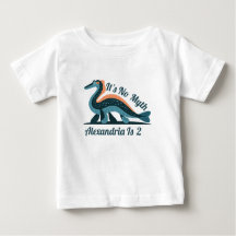 Blue Loch Ness Birthday Shirt