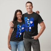 Blue Lock Blue Soccer Ll Split Panels T-Shirt (Unisex)