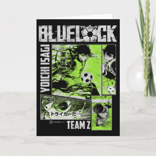 Blue Lock Yoichi Isagi geteilte Fußball-Panels Karte