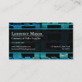 Blue Logistics Pallet, Foto - Visitenkarte (Rückseite)