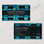 Blue Logistics Pallet, Foto - Visitenkarte (Vorne/Hinten)