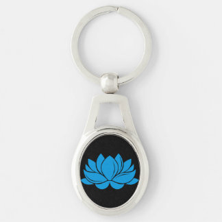 Blue Lotus Blossom Schlüsselanhänger
