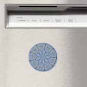 Blue Lotus Blume Design Magnet (In Situ (Geschirrspüler))