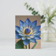 Blue Lotus Blume Spirituelle Zen Art