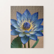 Blue Lotus Blume Spirituelle Zen Art