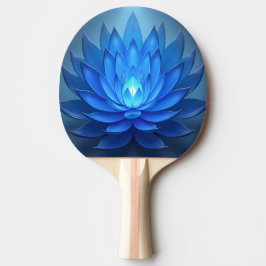 Blue Lotus Blume Spirituelle Zen Art Tischtennis Schläger