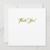 Blue Lotus Blume Spirituelle Zen Kunst Personalisi Dankeskarte (Rückseite)