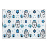 Blue Lotus Buddha Pillowcases, Standard Size Pillo Kissenbezug (Rückseite-Rechts)