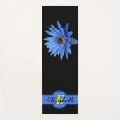 BLUE LOTUS CUSTOM NAMASTE ZEN YOGAMATTE (Vorderseite)
