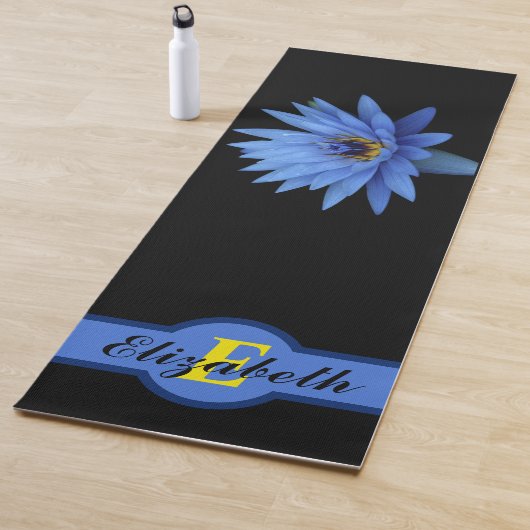 BLUE LOTUS CUSTOM NAMASTE ZEN YOGAMATTE (Beispiel)