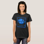 Blue Lotus Einfachheit Inspiration Zitat T-Shirt (Vorne ganz)