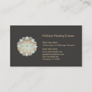 Blue Lotus Holistic Healing Arts Business Card Visitenkarte