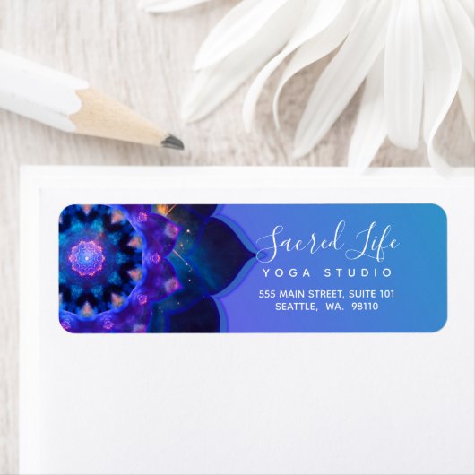 Blue Lotus Mandala (Insitu)