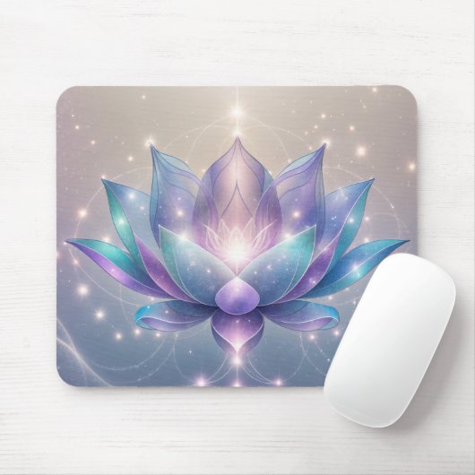 Blue Lotus Medical Space Shine Mouse Pad Mousepad (Mit Mouse)