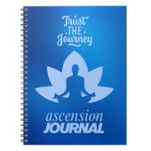 Blue Lotus Meditator - Ascension Journal Notizblock (Vorderseite)