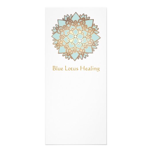 Blue Lotus Rack Card Werbekarte (Vorne)