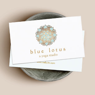 Blue Lotus Yoga Instructor Holistic Health Visitenkarte
