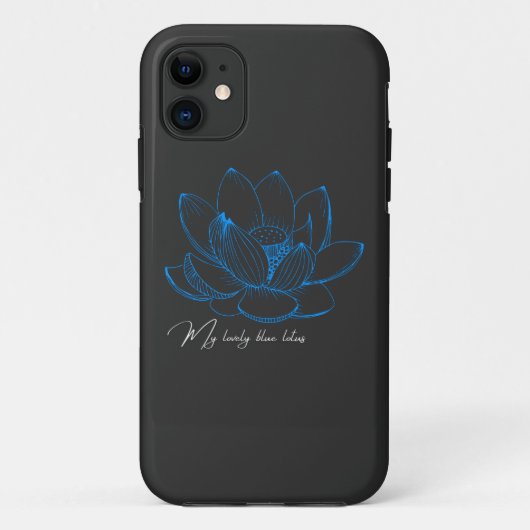 Blue Louts iPhone / iPad case (Rückseite)