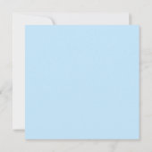 Blue Love Bird Wirbel Save the Date einladen Einladung (Rückseite)