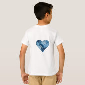 Blue Love for Mom T-Shirt (Schwarz voll)