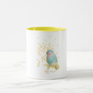 Blue Lovebird Tasse von ORDesign.