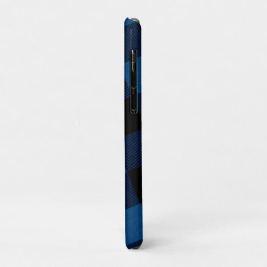Blue Lumberjack Plaid Case-Mate iPhone Hülle (Hinten/Links)