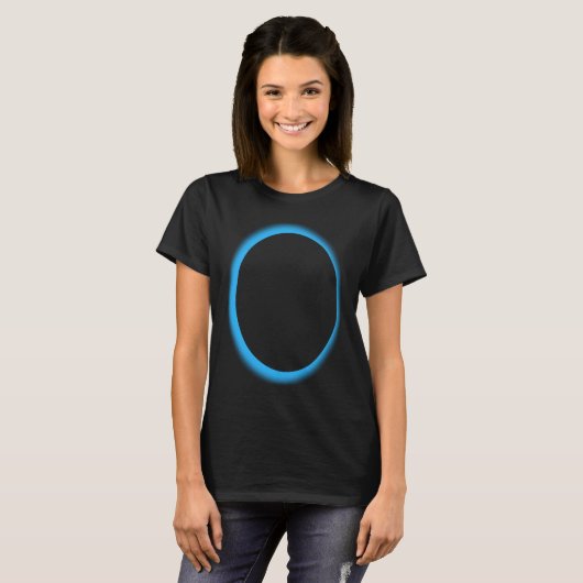Blue Lunar Eclipse Moon Astronomy Space T-Shirt (Vorne ganz)