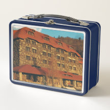 Blue Lunch Box mit Grove Park Inn Foto